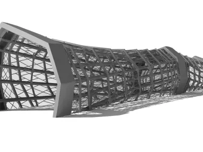 0039 - Parametric Corridor 3D model