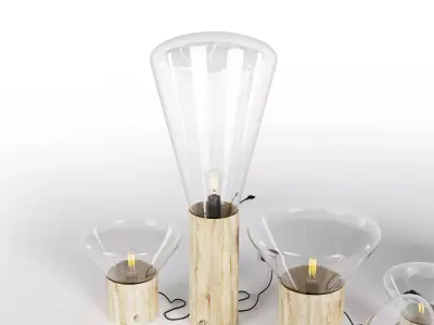floor lamp bulb 3D model