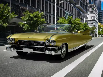 Cadillac Eldorado Biarritz Convertible 1959 3D model
