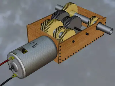 Gearbox 3D model
