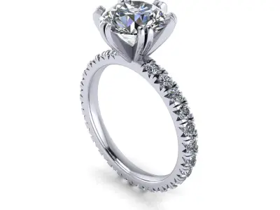Wedding Ring Size 4 3D print model purchase