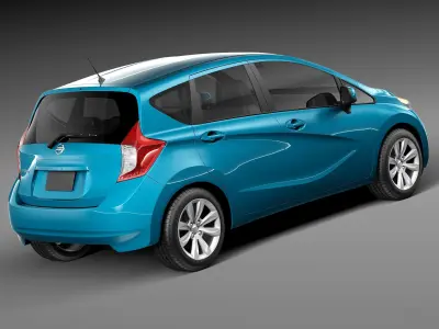 Nissan Versa Note 2014 usa 3D model