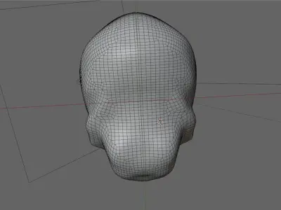 calaverita de azucar sugar skull 3D model