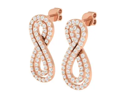 Women Earrings - 140457 3D print model