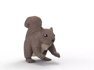 Squirrel 3D model get