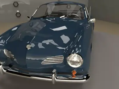 Volkswagen Karmann Ghia 3D model