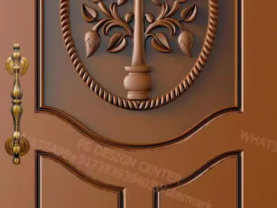 3d door design artcam model  this  use cnc machine 3D model
