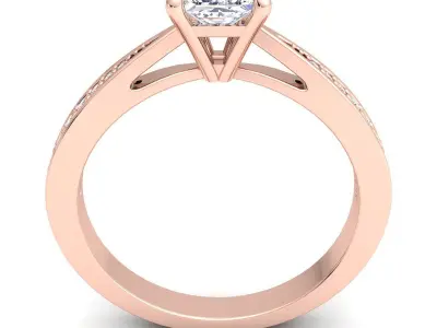 Engagement Ring  3D print model shop