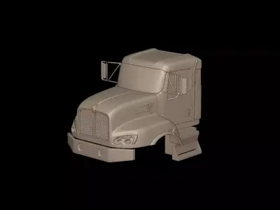 kenworth 2011 t470 truck  3D print model