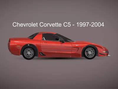 Chevrolet Corvette C5 - 1997-2004 3D model