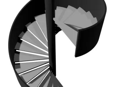 Spiral stair 2023-0003 3D model