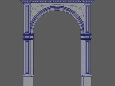 Classic Roman or greek  Arc 3D model