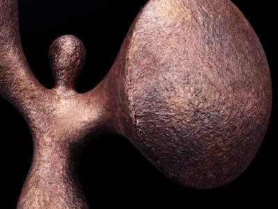 Sculptures of Abstraction Trumpet Woman 2011 3D model