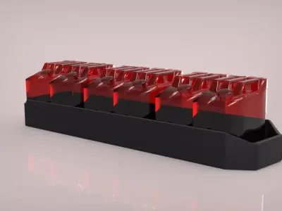 bidones Diesel  Low-poly 3D model