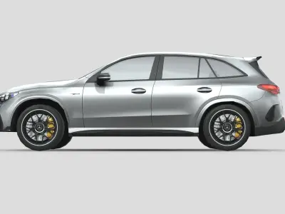 Mercedes Benz GLC63 AMG Low-poly 3D model