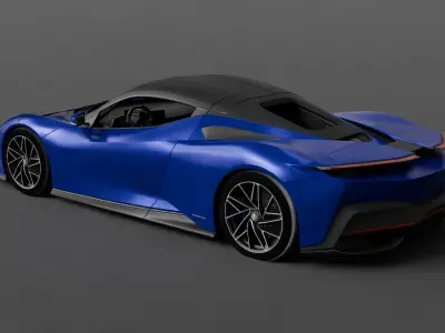 2020 Automobil Pininfarina Battista 3D model