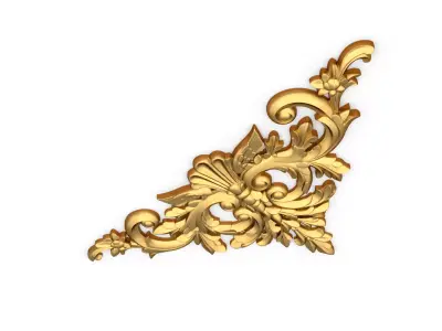 Decorative Classic Corner Element 04 3D print model