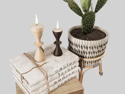 Modern Decor Set 10 3D model