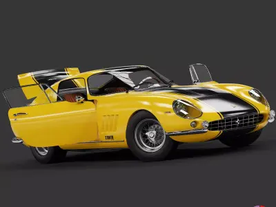 1967 Ferrari 275 GTB - LITE 3D model