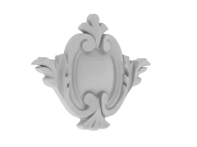 Cartouche Ornament 029 3D model