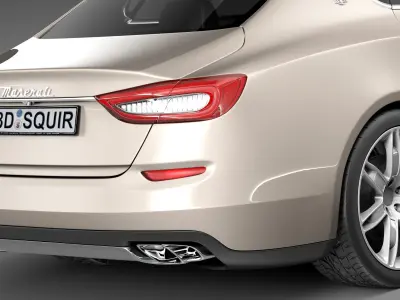 Maserati Quattroporte 2013 3D model