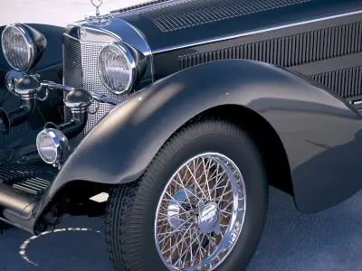 Mercedes-Benz SS Roadster 1930 Erdmann Rossi 3D model