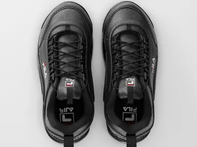 Fila Disruptors 2 Black 3D model