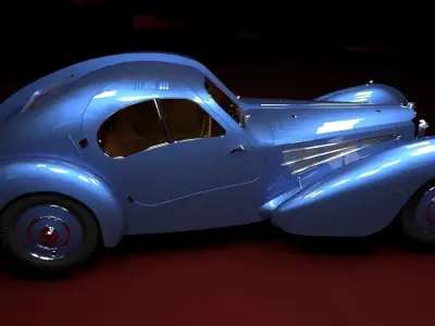 Bugatti 57 SC 3D model