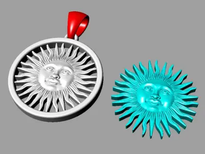 Pendants Argentina   CDARG 3D print model