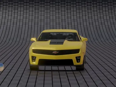 chevrolet camaro zl1 Low-poly 3D model