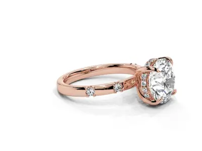 Engagement Ring 3D print model