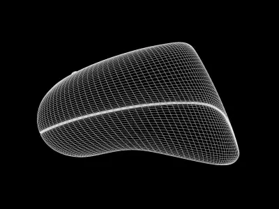 Acctim 12343 Auric Alarm Clock 3D model