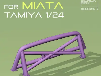 MAZDA MIATA ROLLCAGE For TAMIYA 1-24th MODELKIT 3D print model