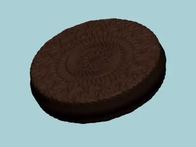 Cookie Mould 05 - Biscuit Silicon Molding 3D print model