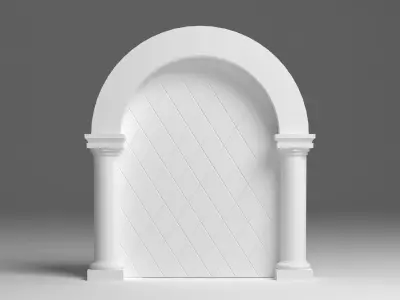 English Arch 3D model