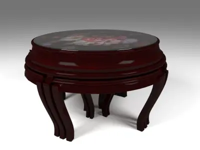 Decoration Round table  3D model