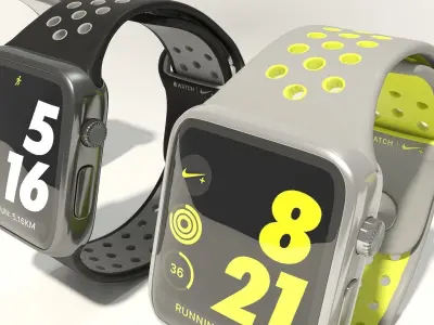 Apple watch Nike plus Free 3D model
