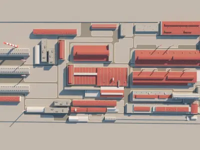 Factory 3D model