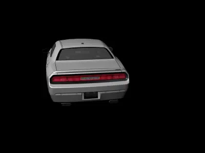 DODGE CHARGER SRT8 2013 Custom Low-poly 3D model