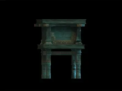 Bronze ware  sculpture 3D model