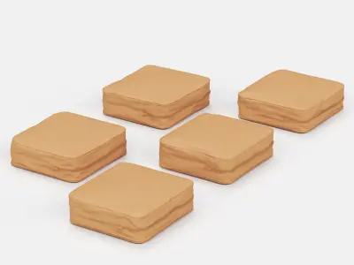 Halftrack seat cushions 3D print model