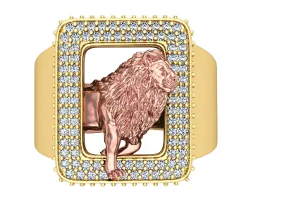 The Lion Ring - Lion King 3D print model