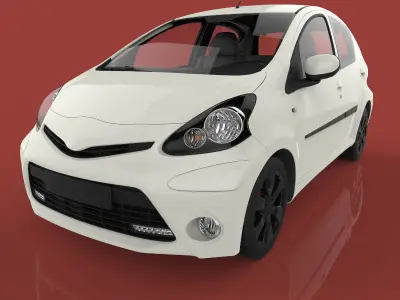 Hatchback car 3D model