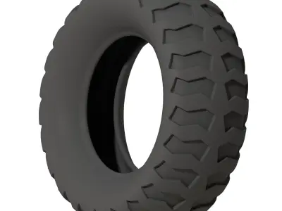 Cargo Truck Tyre 3D print model