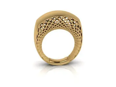 Modern Ring 3D print model