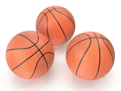Basketball Ball Low-poly 3D model