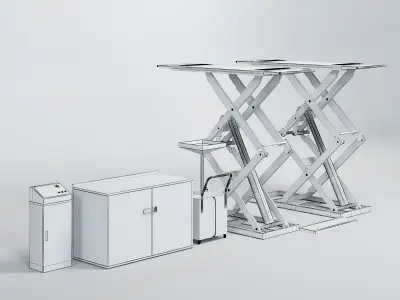 Repair Shop Props 3D model