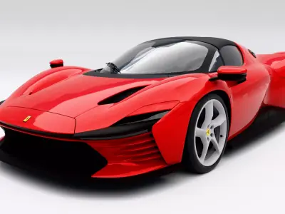 Ferrari Daytona SP3 2022 Low-poly 3D model