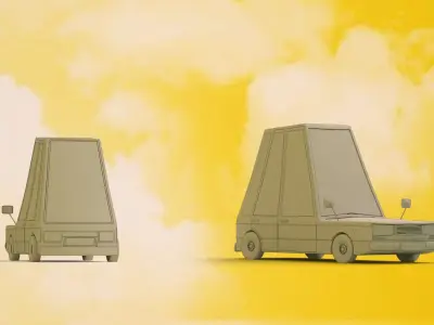 Cartoon car 3D model