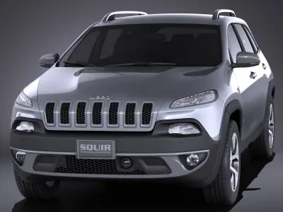 Jeep Cherokee Euro 2015 VRAY 3D model